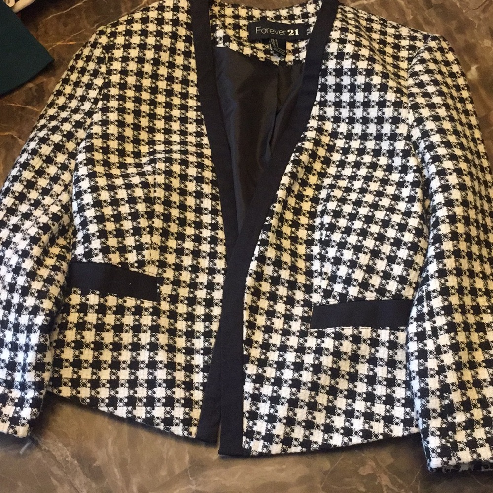 Houndstooth blazer | Forever 21